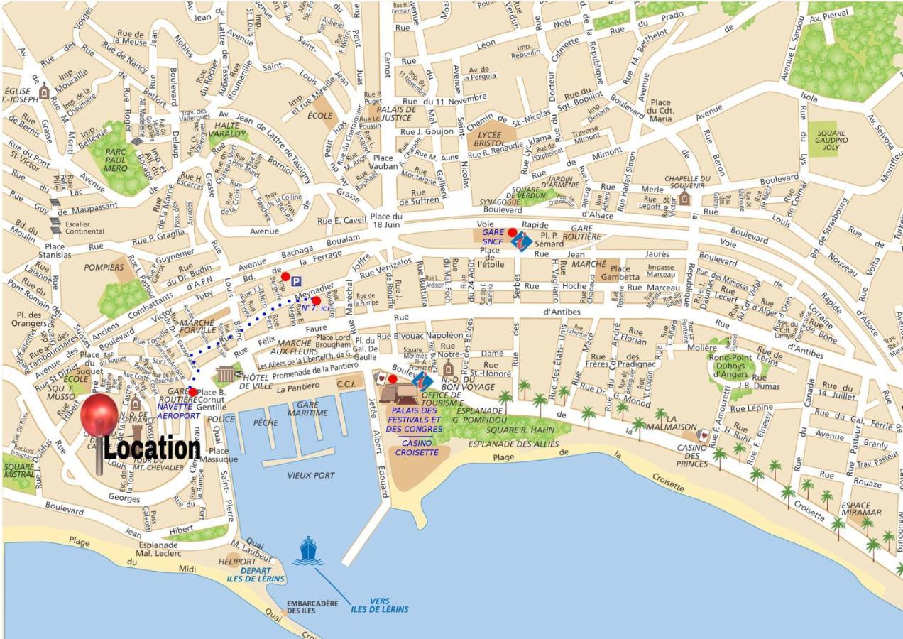Maisonnette Studio Bas Suquet, 200M Plages, 700M Palais, Au Calme Кан Екстериор снимка
